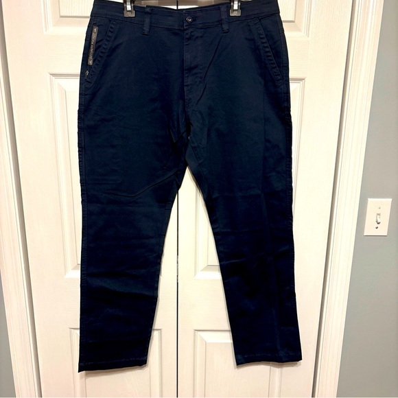 Weatherproof Pants Men's Size 36X30 Blue Stretch Fabric The Commuter Pants - Picture 1 of 12